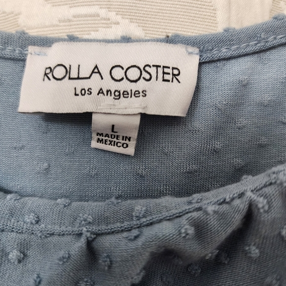 Rolla Coster Textured Blue Top Or Dress Depends On Your Height. - Picture 2 of 3